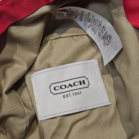 Coach Full Brim Cotton Beach Hat - Picture 6 of 9